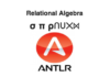 Relational algebra – SQL Interpreter by Antlr